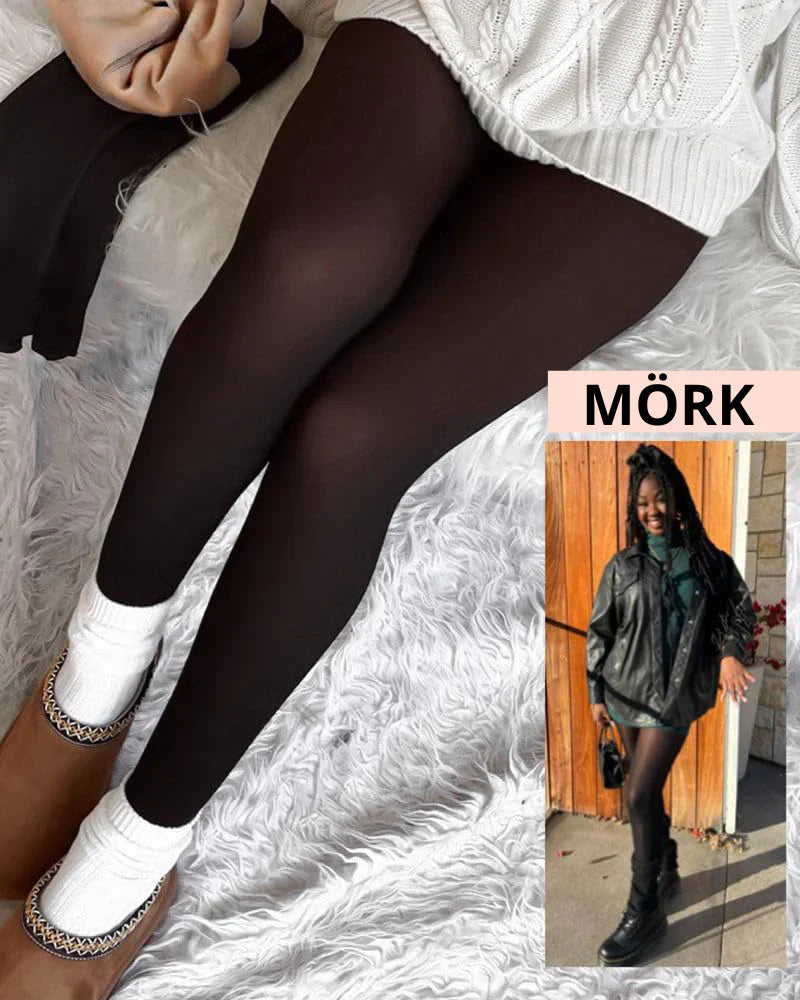 Varm och Mysig - Snygga strumpbyxor med Tummy Control