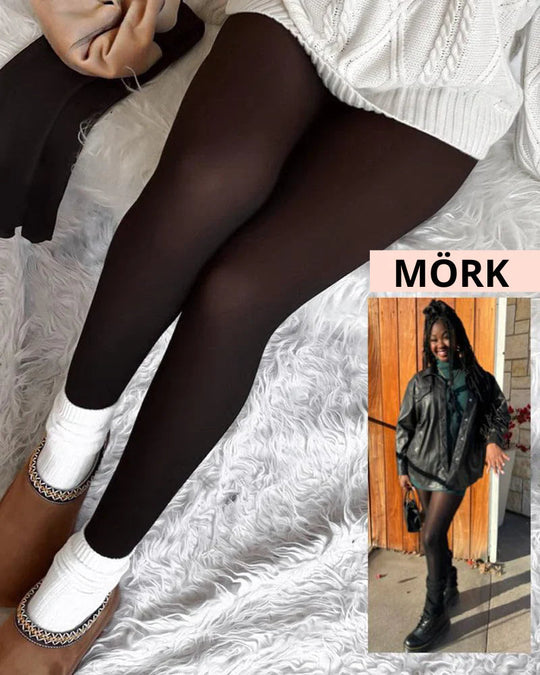 Varm och Mysig - Snygga strumpbyxor med Tummy Control